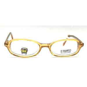D'AMATO DK203 ORANGE EYEGLASSES SUNGLASSES FRAMES 43-17-130